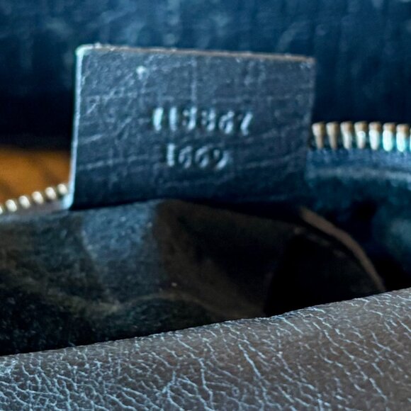 Vintage GUCCI Black Leather Medium Horsebit Hobo Shoulder Bag - Picture 8 of 8